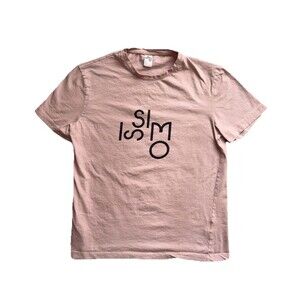 ISSIMO Pink Logo T-Shirt Size Medium Size Large
